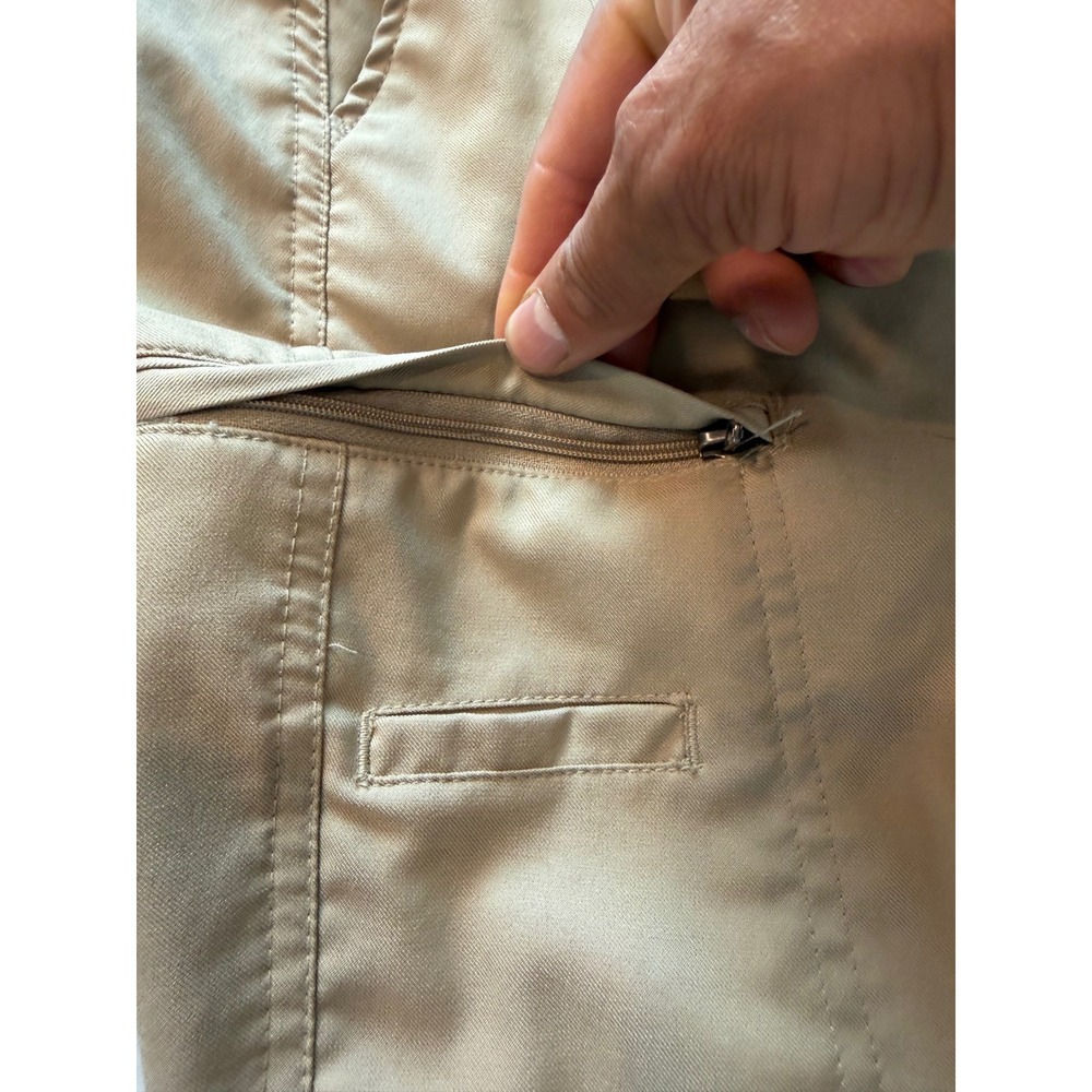 George Mens Cargo Shorts Beige Stretch Performance Utility Pockets‎ 42 GE20109 - Picture 6 of 11